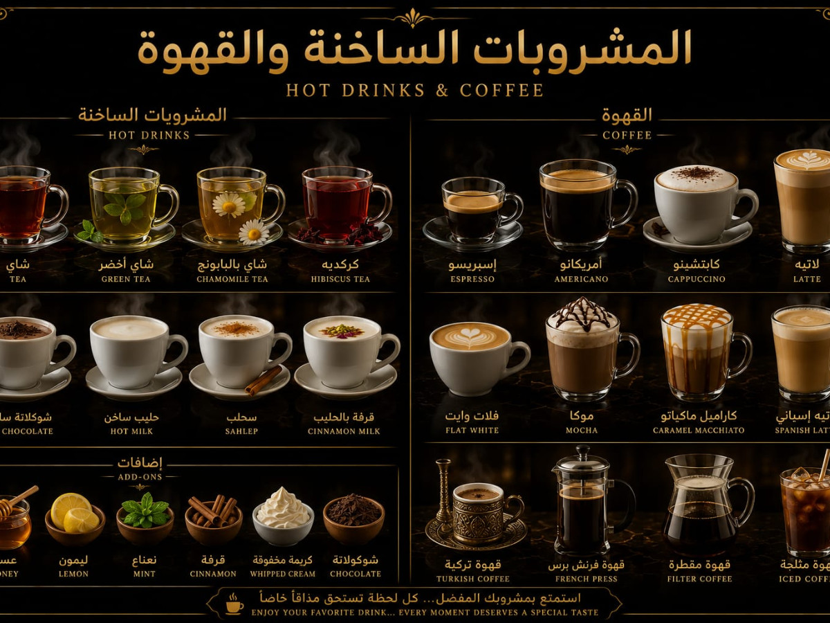 المشروبات الساخنة