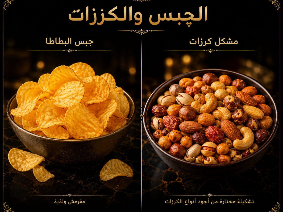 الشيبس والكرزات
